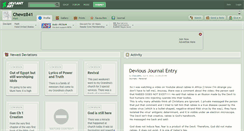 Desktop Screenshot of chewz841.deviantart.com