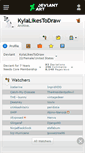 Mobile Screenshot of kylalikestodraw.deviantart.com