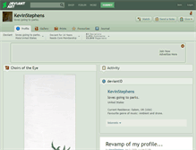 Tablet Screenshot of kevinstephens.deviantart.com