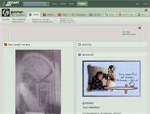 Tablet Screenshot of gunman.deviantart.com