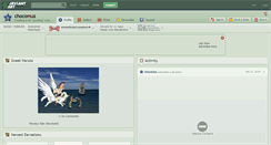 Desktop Screenshot of chocomus.deviantart.com