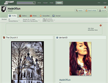 Tablet Screenshot of madeofsun.deviantart.com