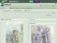 Tablet Screenshot of lyralove-48.deviantart.com