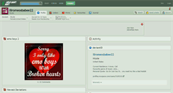 Desktop Screenshot of lilromeosbabee22.deviantart.com