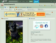 Tablet Screenshot of anime-dreamer93.deviantart.com