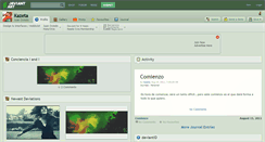 Desktop Screenshot of kazeta.deviantart.com
