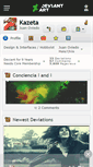 Mobile Screenshot of kazeta.deviantart.com