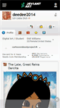 Mobile Screenshot of deedee2014.deviantart.com