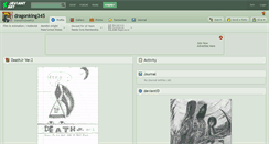 Desktop Screenshot of dragonking345.deviantart.com