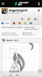 Mobile Screenshot of dragonking345.deviantart.com