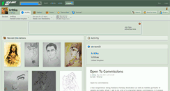 Desktop Screenshot of kritika.deviantart.com