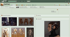 Desktop Screenshot of kingvkingv.deviantart.com