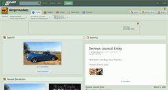 Desktop Screenshot of dangerousdazz.deviantart.com