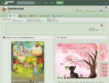Tablet Screenshot of granitecrystal.deviantart.com