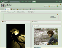 Tablet Screenshot of bengerman.deviantart.com