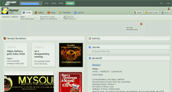 Desktop Screenshot of mysour.deviantart.com
