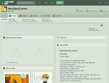 Tablet Screenshot of narusasuxlovers.deviantart.com