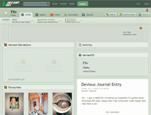Tablet Screenshot of fliv.deviantart.com