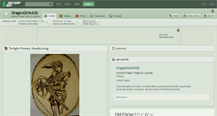 Desktop Screenshot of dragongirl6420.deviantart.com