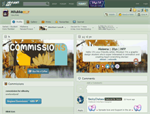 Tablet Screenshot of miiukka.deviantart.com