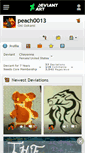Mobile Screenshot of peach0013.deviantart.com