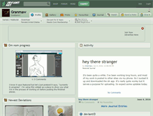 Tablet Screenshot of granmaw.deviantart.com