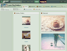 Tablet Screenshot of love-the-pretty.deviantart.com