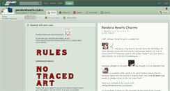 Desktop Screenshot of pandorahearts-club.deviantart.com