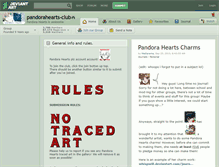 Tablet Screenshot of pandorahearts-club.deviantart.com