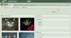 Desktop Screenshot of kinzaki.deviantart.com