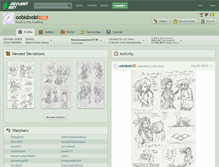 Tablet Screenshot of oobidoobi.deviantart.com