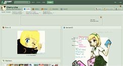 Desktop Screenshot of cherry-line.deviantart.com