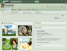 Tablet Screenshot of fernandopaz.deviantart.com