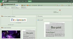 Desktop Screenshot of bio-experement-39.deviantart.com