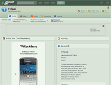 Tablet Screenshot of i-visual.deviantart.com