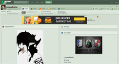 Desktop Screenshot of casandrame.deviantart.com