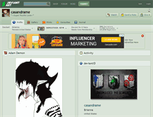 Tablet Screenshot of casandrame.deviantart.com