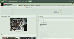 Desktop Screenshot of dragonfanatic.deviantart.com