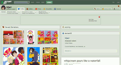 Desktop Screenshot of bijarr.deviantart.com