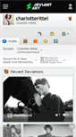 Mobile Screenshot of charlotterittel.deviantart.com