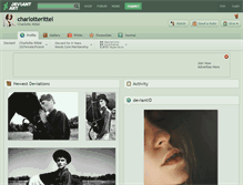 Tablet Screenshot of charlotterittel.deviantart.com