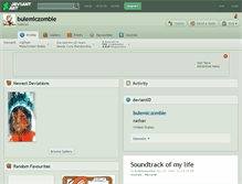 Tablet Screenshot of bulemiczombie.deviantart.com