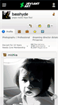 Mobile Screenshot of basshyde.deviantart.com