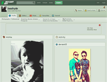 Tablet Screenshot of basshyde.deviantart.com