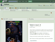 Tablet Screenshot of pmdbtad.deviantart.com