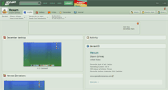 Desktop Screenshot of hexum.deviantart.com