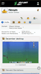 Mobile Screenshot of hexum.deviantart.com