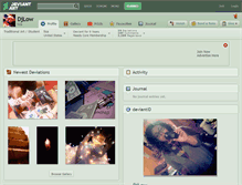 Tablet Screenshot of djlow.deviantart.com