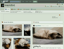 Tablet Screenshot of gargoylesblood.deviantart.com
