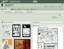 Tablet Screenshot of jalanshelton.deviantart.com